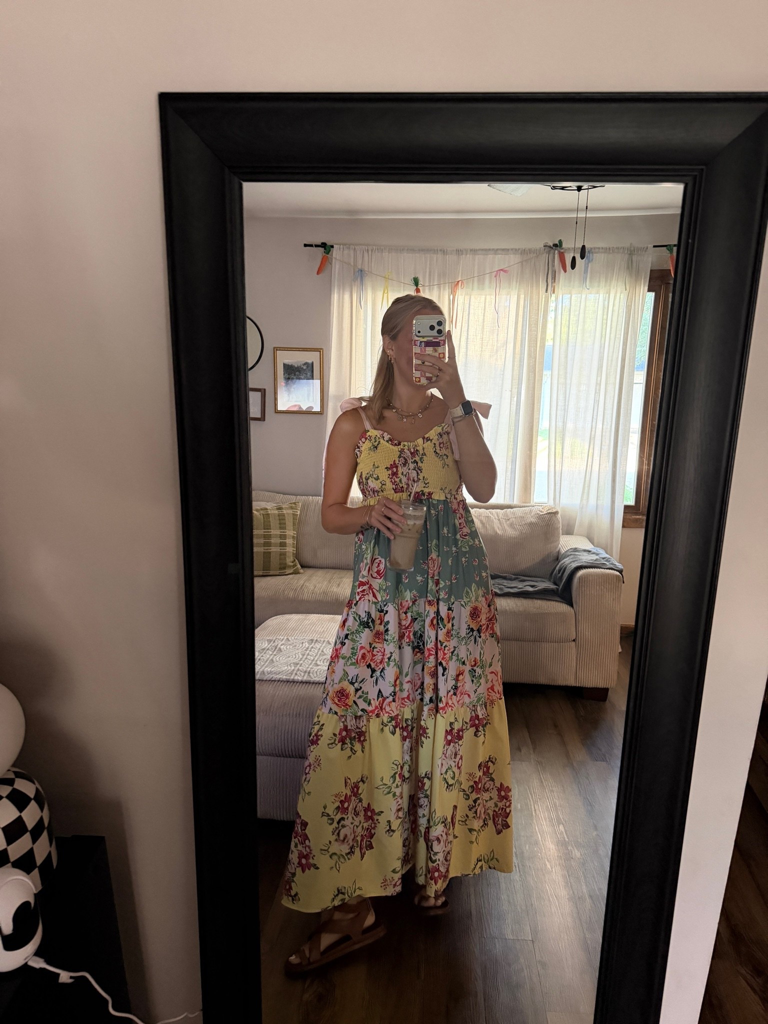 Another 👀 at today’s office OOTD — 08.20.26 🌼💛🌸🌤️

size small in the “sleeveless yellow” color (linking up all of the colors/patterns I thought were cute)
size 8.5 in brown @Target sandals
🧊☕️ cup is from Amazon (comes in a 2-pack)

summer dresses, summer outfits, Amazon dresses, Amazon finds, Amazon deals, trending on Amazon, floral dresses, Target shoes, Target footwear, brown sandals, summer sandals, outfit of the day

#LTKootd #LTKSaleAlert #LTKSeasonal