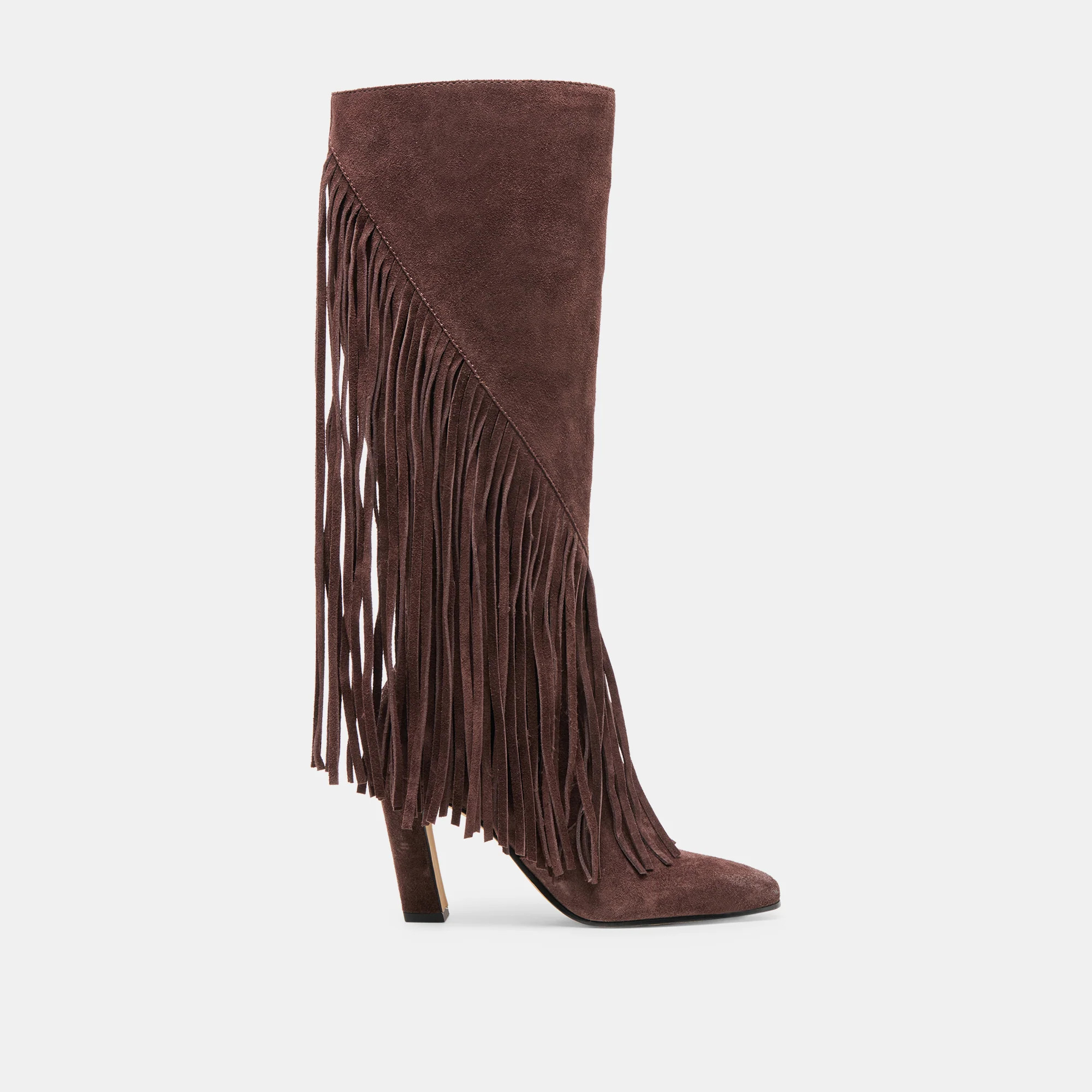 Giano Mahogany Suede Boots | Dolce Vita | DolceVita.com