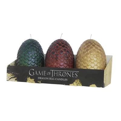 Game of Thrones Sculpted Dragon Eggs Unscented Novelty Candle Insight Luminaries | Wayfair North America