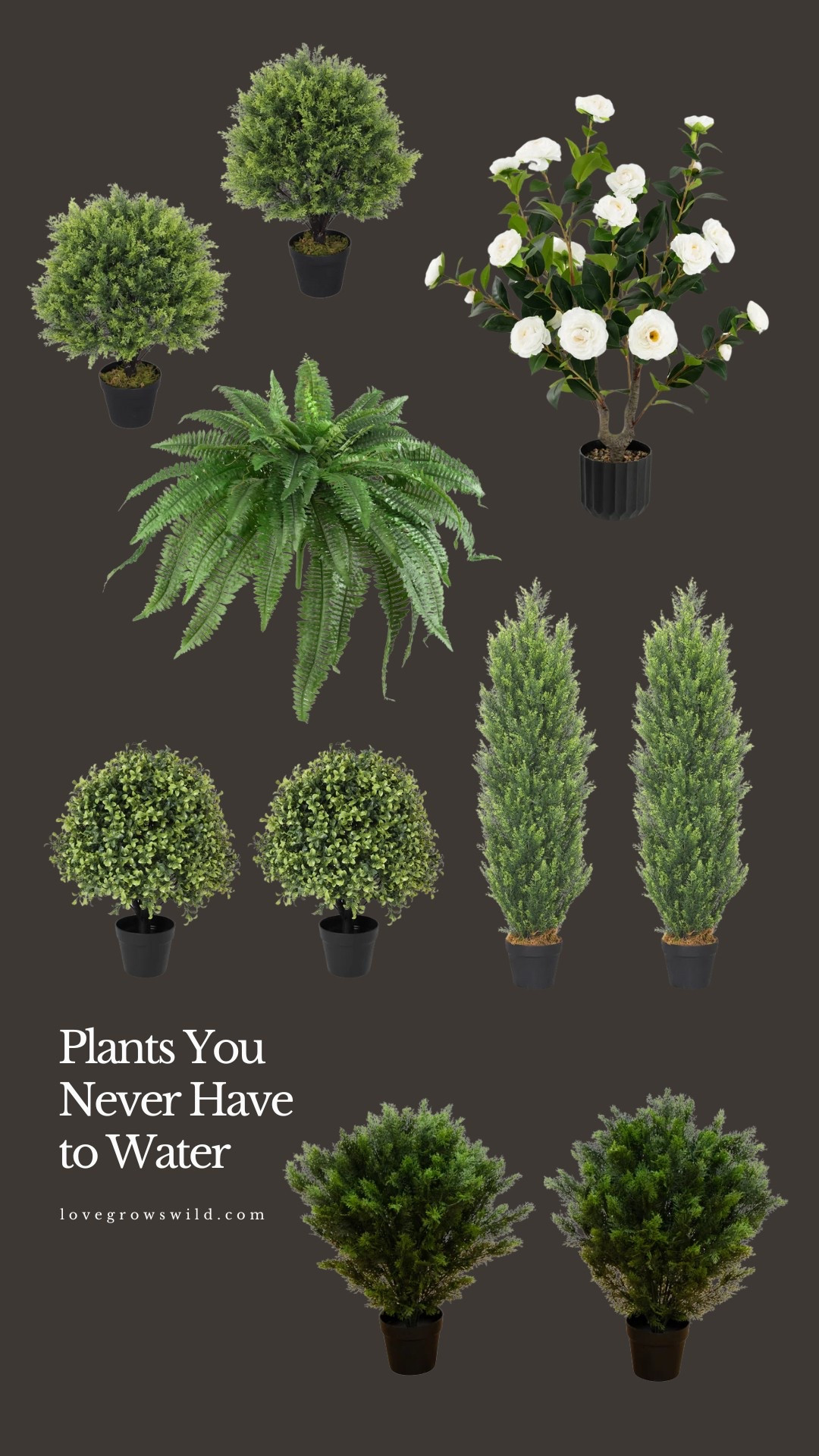 Artificial plants you never have to water that are currently sitting in my cart!

#LTKSeasonal #LTKHome #LTKSaleAlert