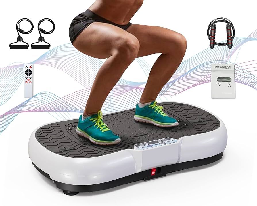 Bigzzia Vibration Plate Exercise Machine 10 Modes Whole Body Workout Vibration Fitness Platform w... | Amazon (US)