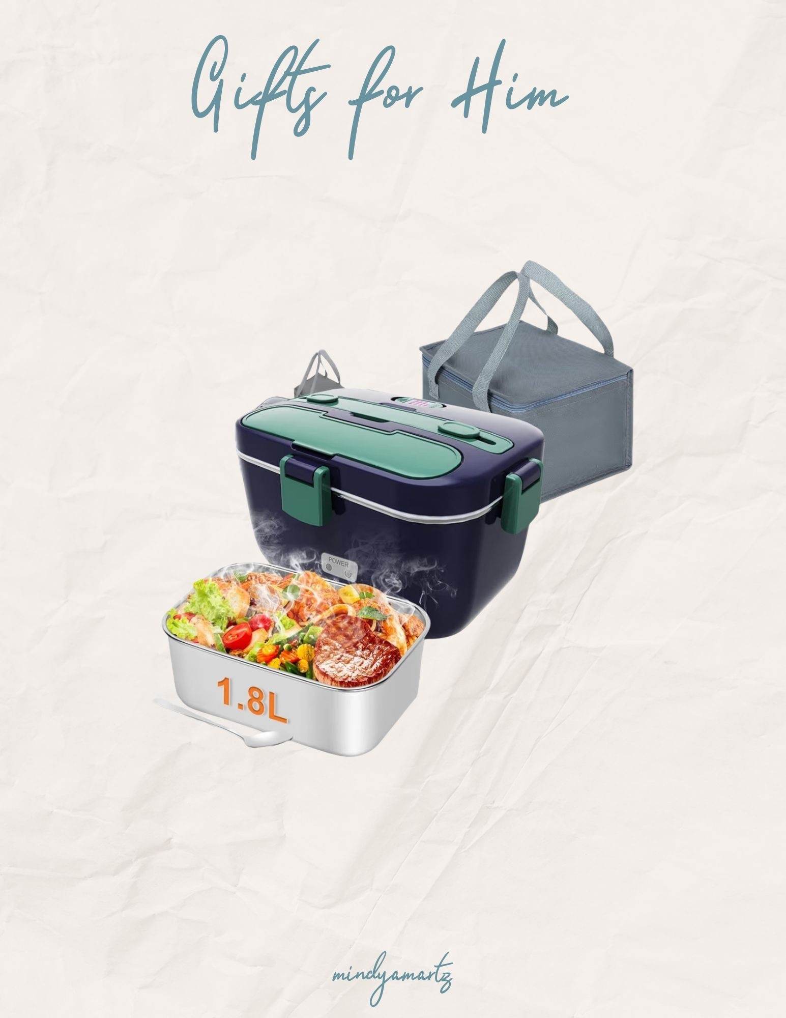 Valentine’s Day gift for him! Perfect for the guys who work outside all day in this cold weather ❄️ Marno LOVES this electric lunchbox I got him! It works so well!

Amazon find