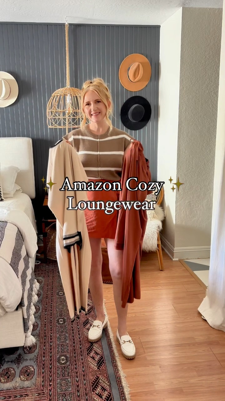 Cozy fall loungewear sets you don’t want to miss! These are insanely soft and adorable, can be styled for lounge or casual outfits on the go! 

Wearing size L in all. Floral set runs slightly smaller so size up if you want a looser fit 🧡 150 lbs and 5’7” for reference. 

Fall loungewear, loungewear, cozy outfits, fall cozy outfits, lounge set, Amazon lounge sets, matching set, Amazon matching set, Amazon finds, size 10, casual style

#LTKOver40 #LTKStyleTip #LTKFindsUnder50