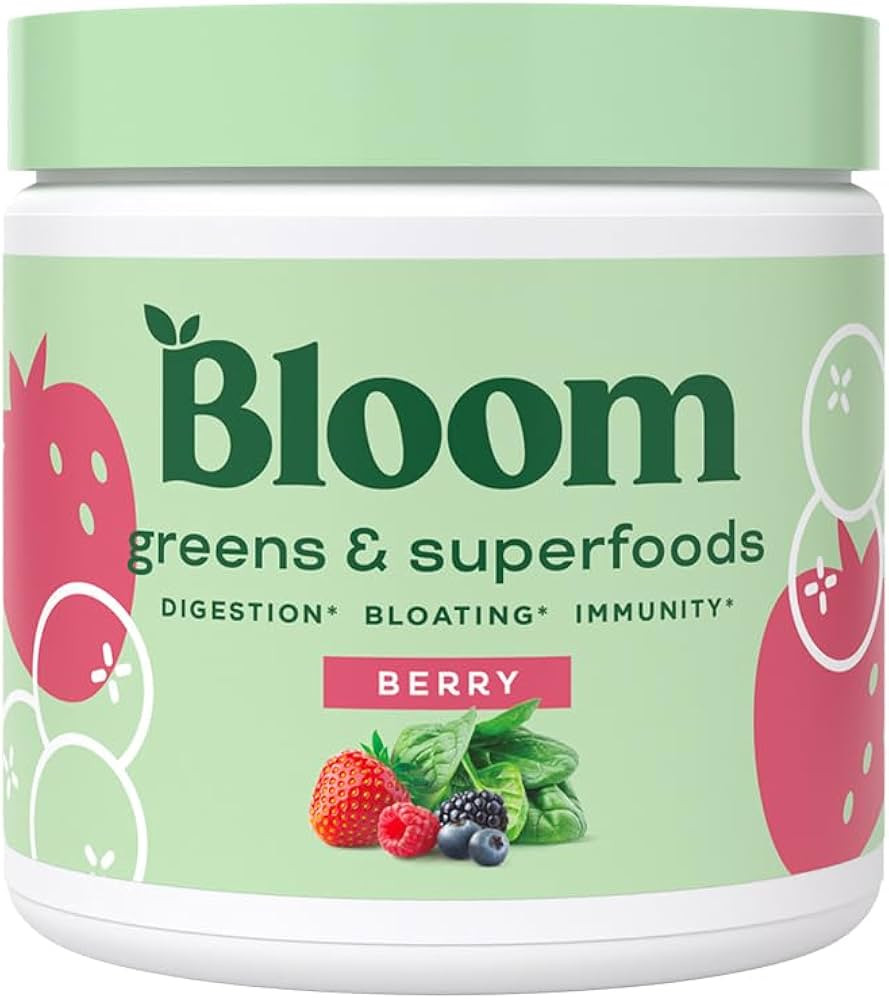 Bloom Nutrition Super Greens Powder Smoothie & Juice Mix - Probiotics for Digestive Gut Health & ... | Amazon (US)