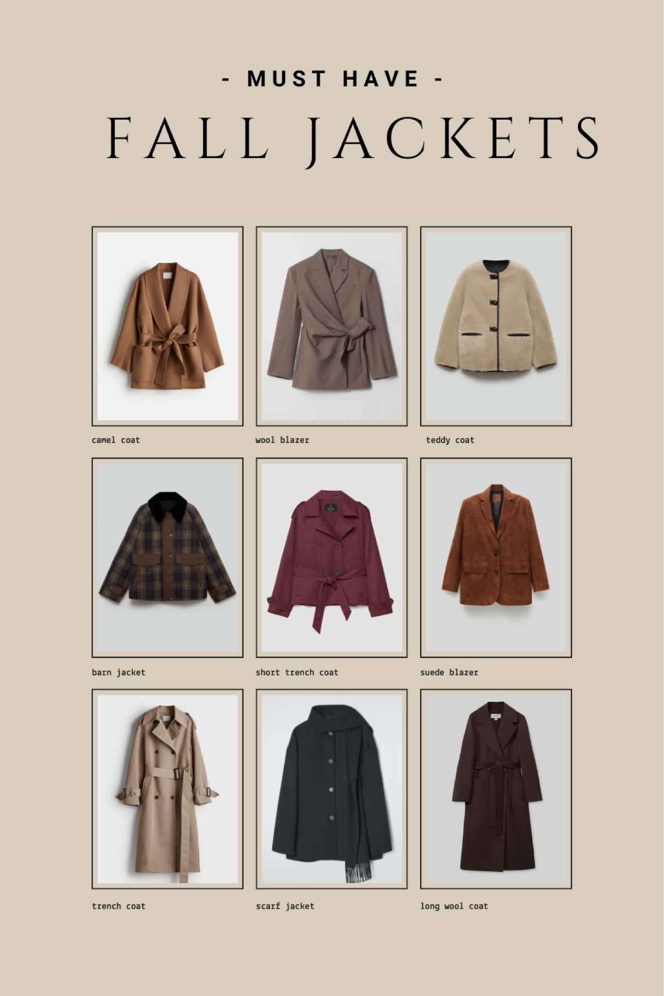 Looking for the perfect fall jacket? Whether you're after a stylish suede blazer or a cozy wool coat, we’ve got the top fall fashion trends for 2024! From casual everyday looks to polished work outfits, discover how to style essential pieces like wool blazers, barn jackets, scarf jackets, and trench coats. These versatile fall jackets aren’t just for autumn – they'll take you effortlessly into winter 2025, making them must-have wardrobe essentials. Ready to upgrade your fall style? 

#LTKautumn