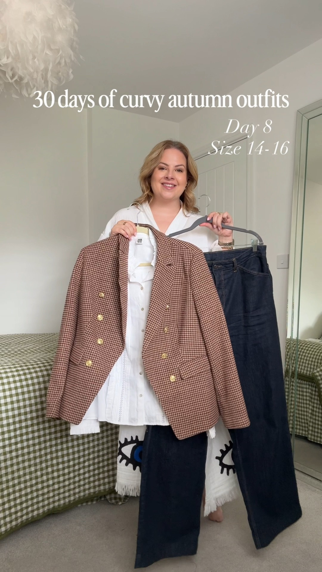 30 days of curvy autumn outfits | day 8 

I’m wearing:
- shirt size 16
- blazer size 16 
- jeans size 31r in the curve love range

#LTKuk #LTKautumn #LTKmidsize
