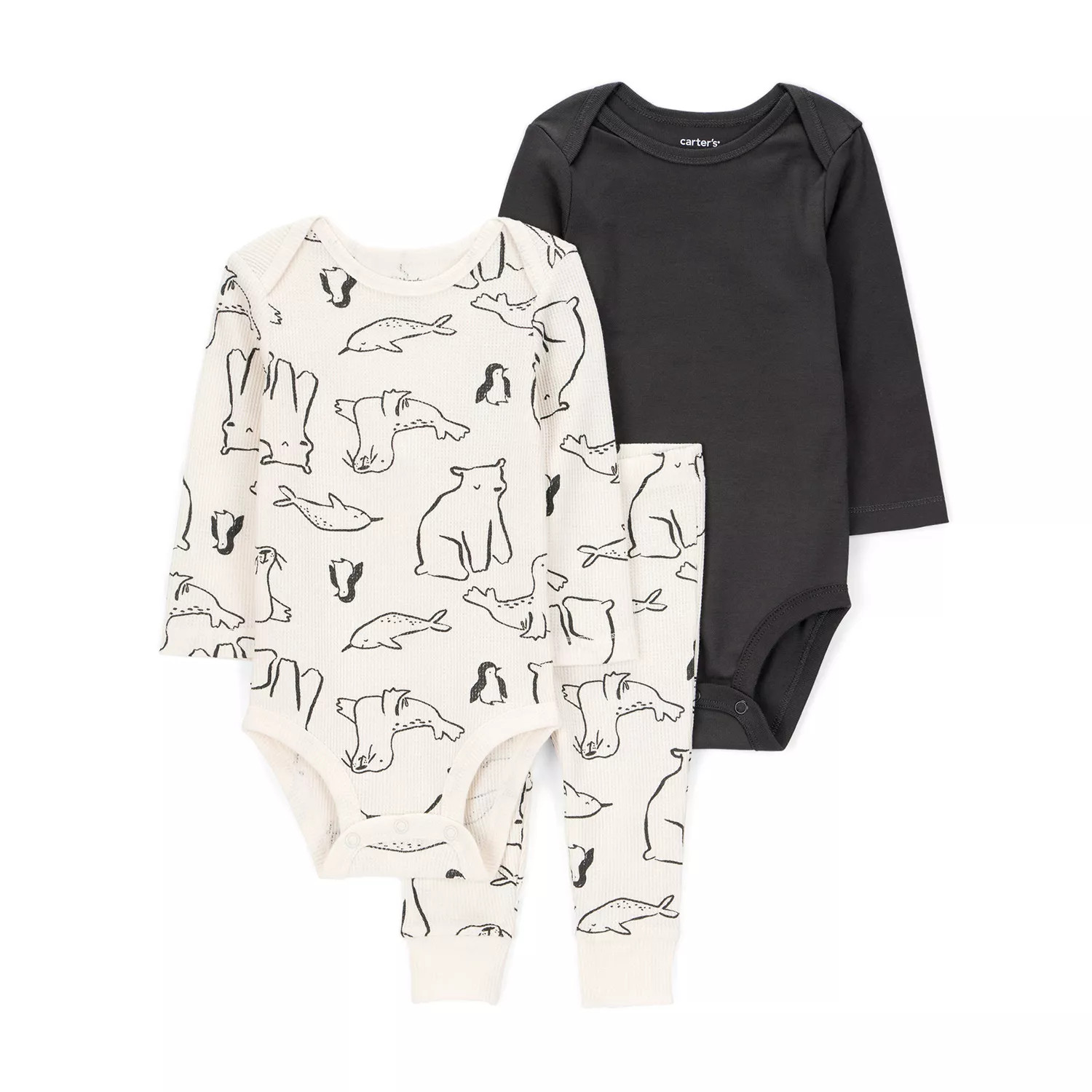 Carter's Boys 3-Piece Outfit Set Grey 18M:- Grey, 18M | Sam's Club