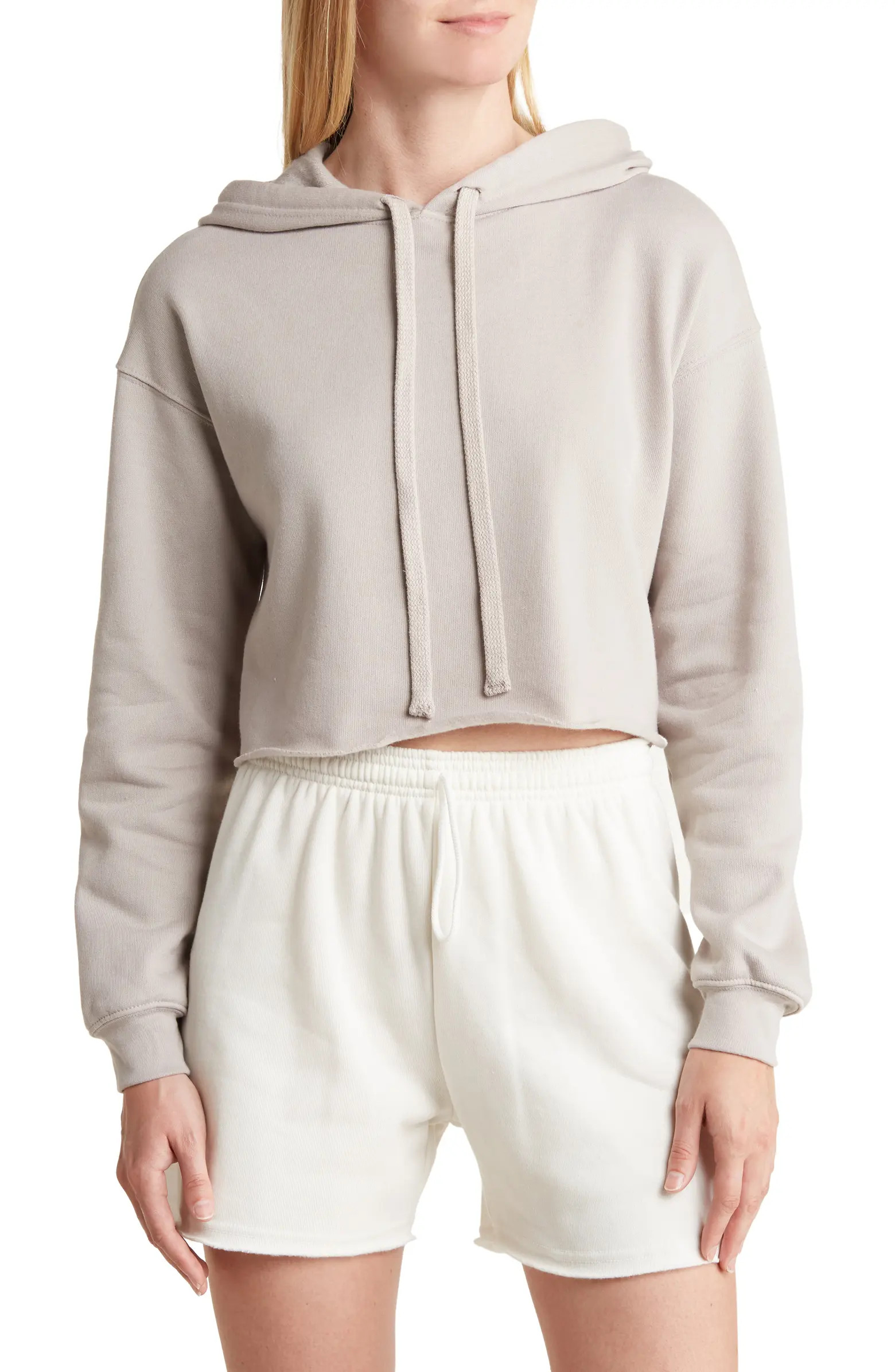 Solid Crop Hoodie | Nordstrom Rack