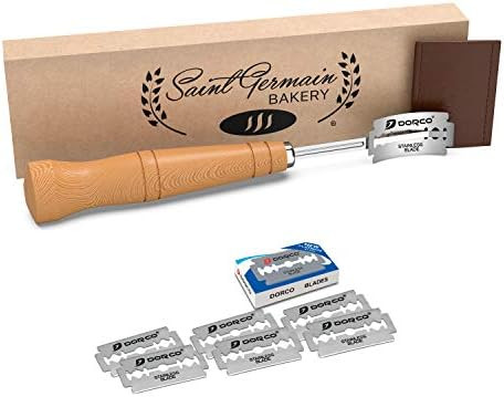 SAINT GERMAIN Premium Hand Crafted Bread Lame for Dough Scoring Knife, Lame Bread Tool for Sourdo... | Amazon (US)