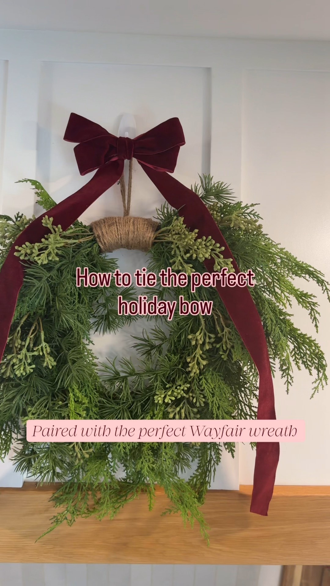 This new wreath I recently purchased from Wayfair is everything, and it  pairs beautifully with a pretty red bow. 

I hope this bow tutorial helps! Once you get it down, you’ll be placing them everywhere ♥️♥️

Holiday 
Wreath
Bows


#LTKHome #LTKFindsUnder100 #LTKSeasonal