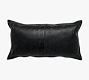 Gaona Leather Lumbar Pillow | Pottery Barn (US)