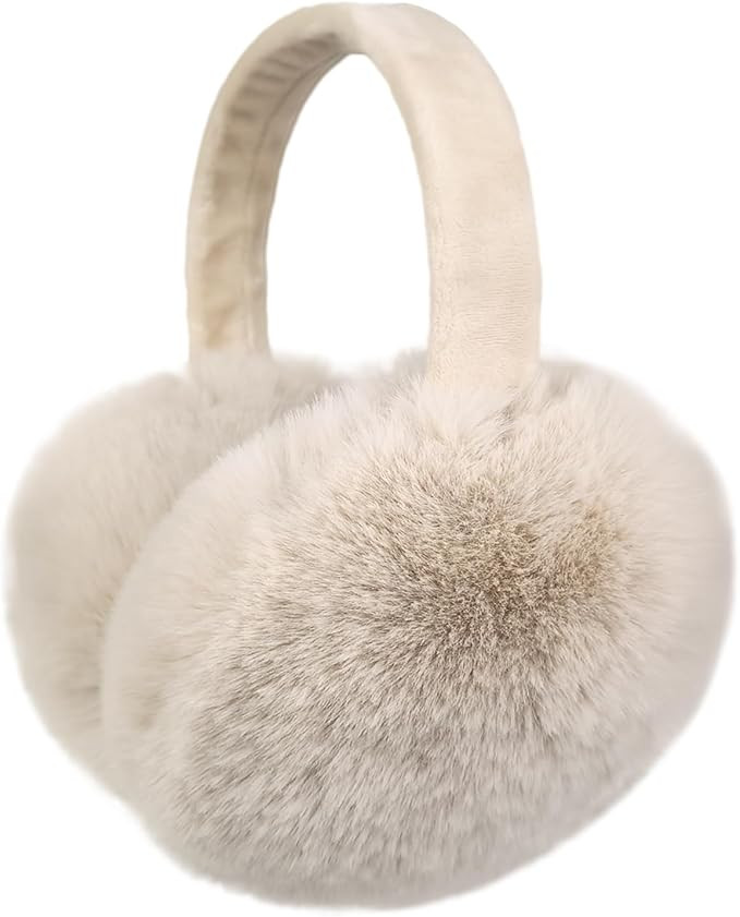 LCXSHYE Winter Ear Warmers for Women Foldable Soft Fluffy Ear muffs Girls Cute Ear Covers for Col... | Amazon (US)