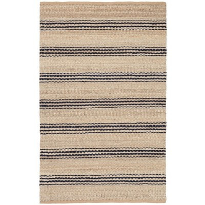 Annie Selke - Dash & Albert Jute Ticking Indigo Handwoven Rug, 8x10, Indigo | Target