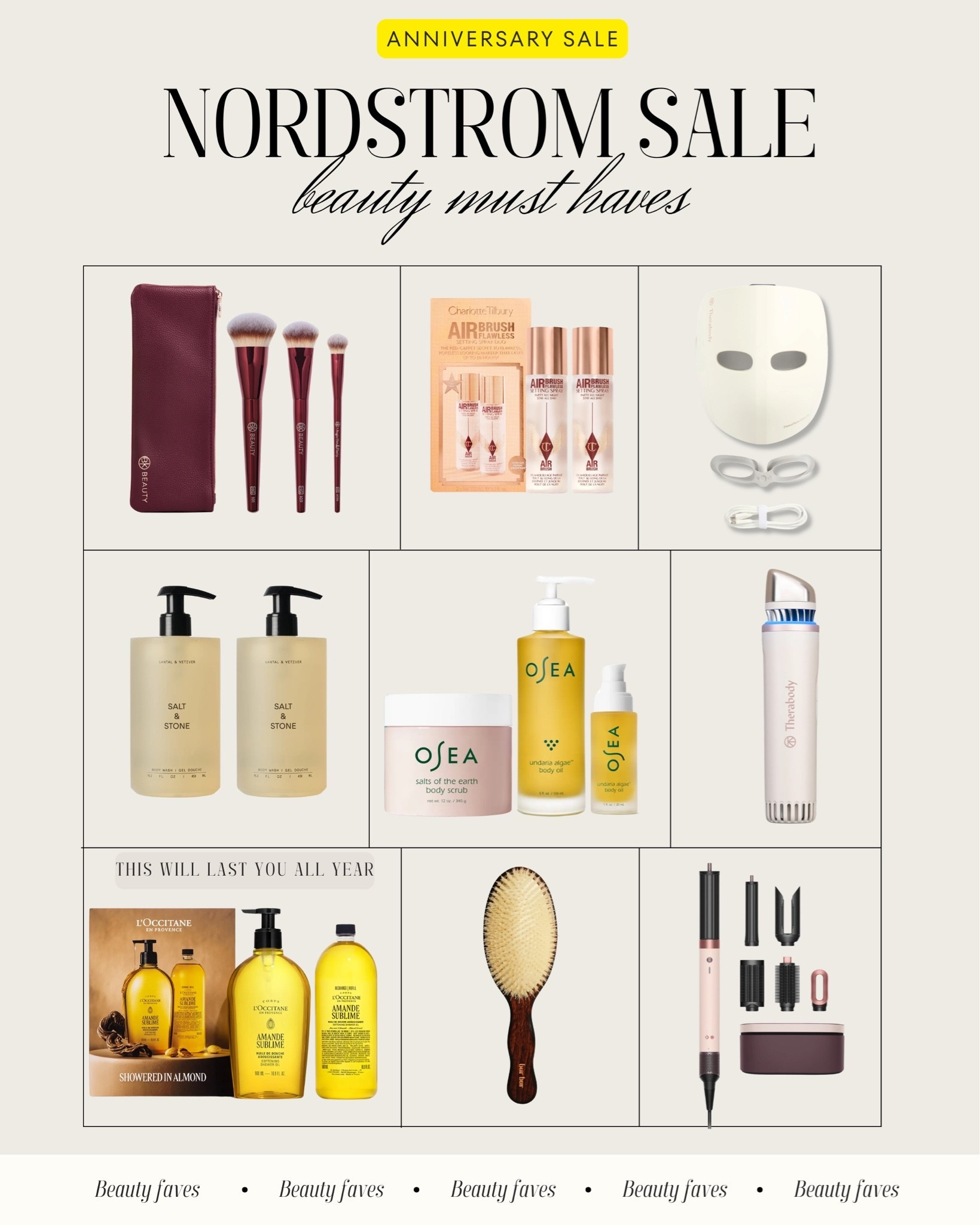 Nordstrom Sale - Beauty must haves 
Stocking up on my favorite beauty items

#LTKU #LTKootd #LTKSeasonal