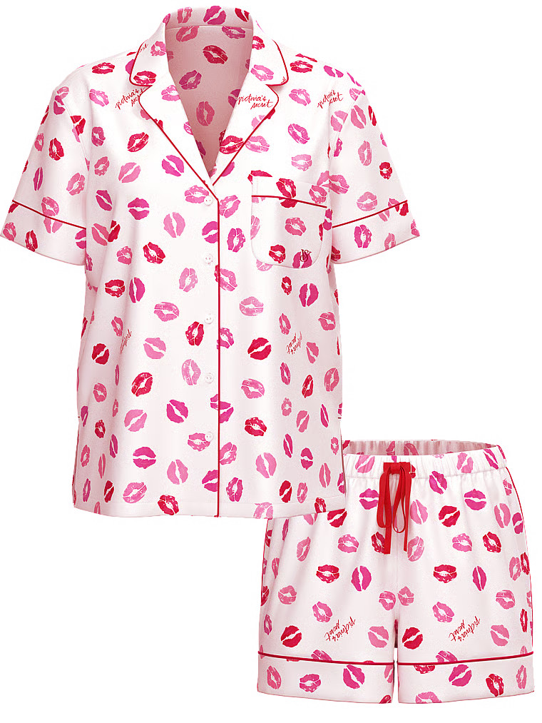 Glazed Satin Short Pajama Set | Victoria's Secret (US / CA )