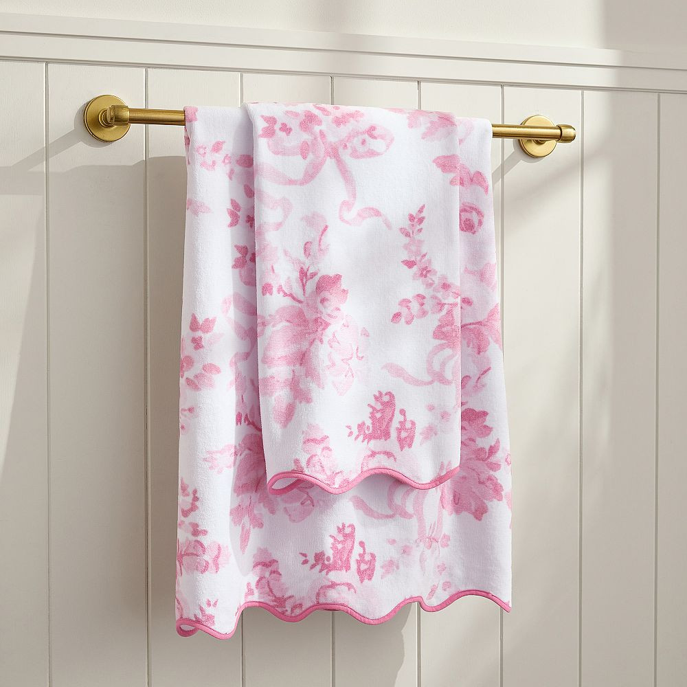 LoveShackFancy Garden Damask Bath Towels | Pottery Barn Teen