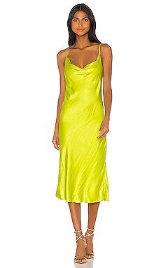 Bardot Sharnie Slip Dress in Neon Green from Revolve.com | Revolve Clothing (Global)
