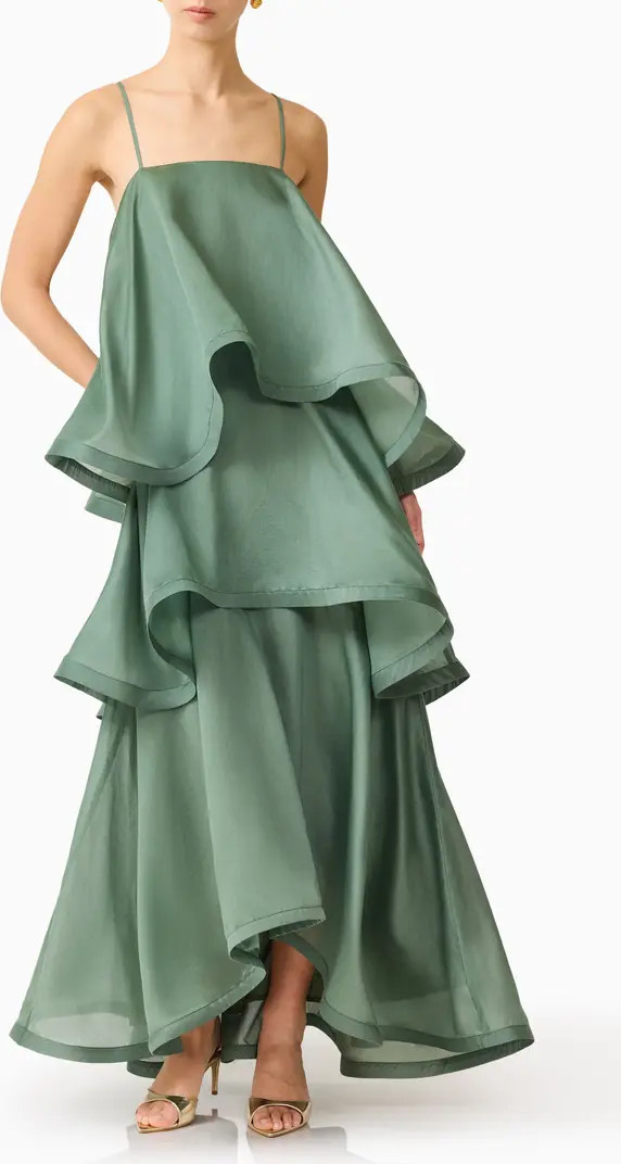Noemi Tiered Voile Maxi Dress | Nordstrom