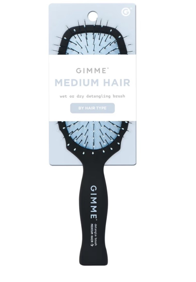 Gimme Beauty Detangling Brush - Curved Paddle Brush for Breakage-Free Detangling - Anti-Static & Frizz - Soft Glide with Ball-Tipped Bristles - Heat-Resistant Styling Tool - Fine Hair

#LTKselfcare