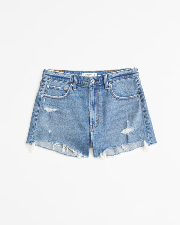 High Rise Mom Short | Abercrombie & Fitch (US)