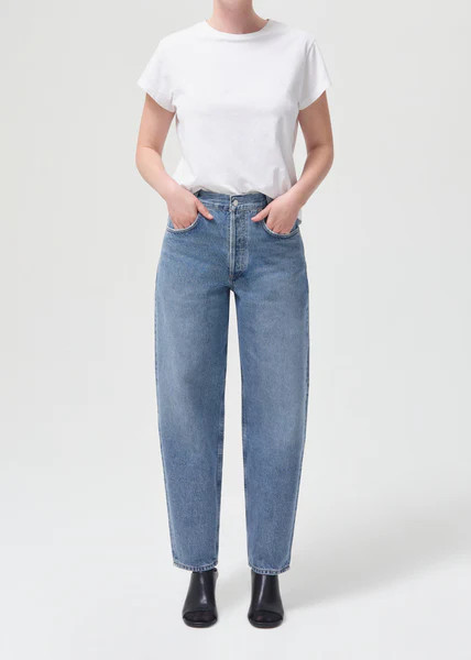 Tapered High Rise Baggy Jean in Passenger | AGOLDE