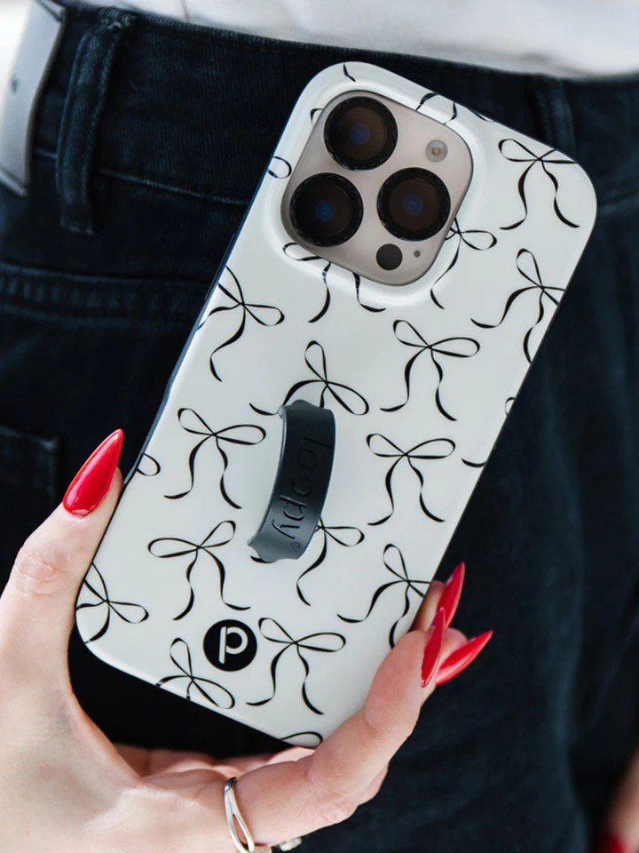 Loopy Cases - Black Bows | Loopy Cases