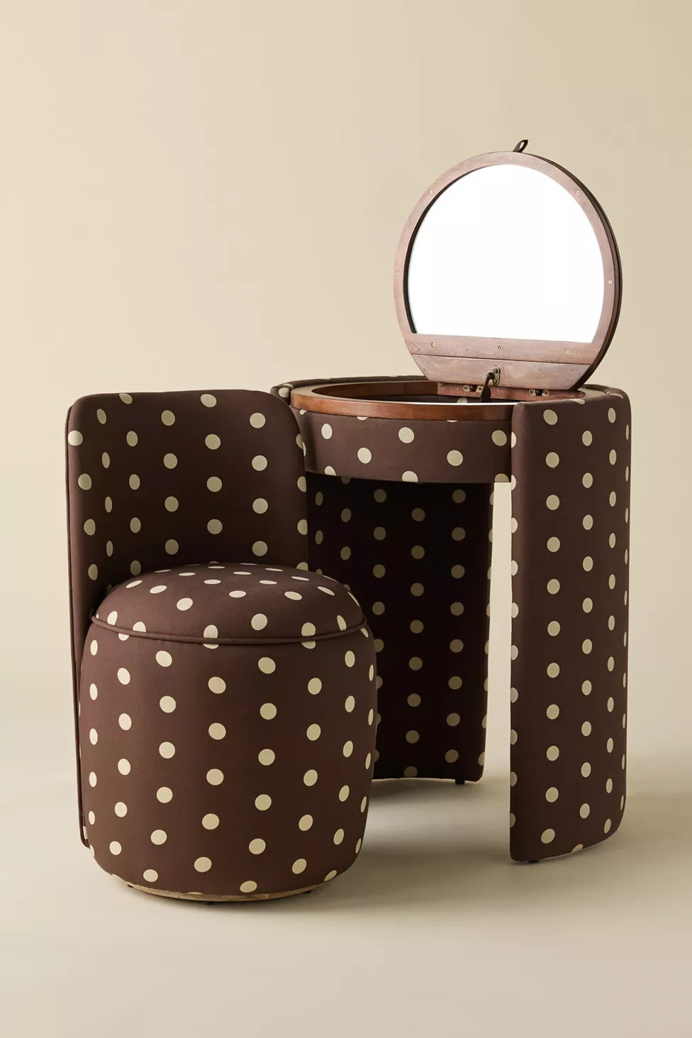 Jane Upholstered Vanity & Stool Set | Urban Outfitters (US and RoW)