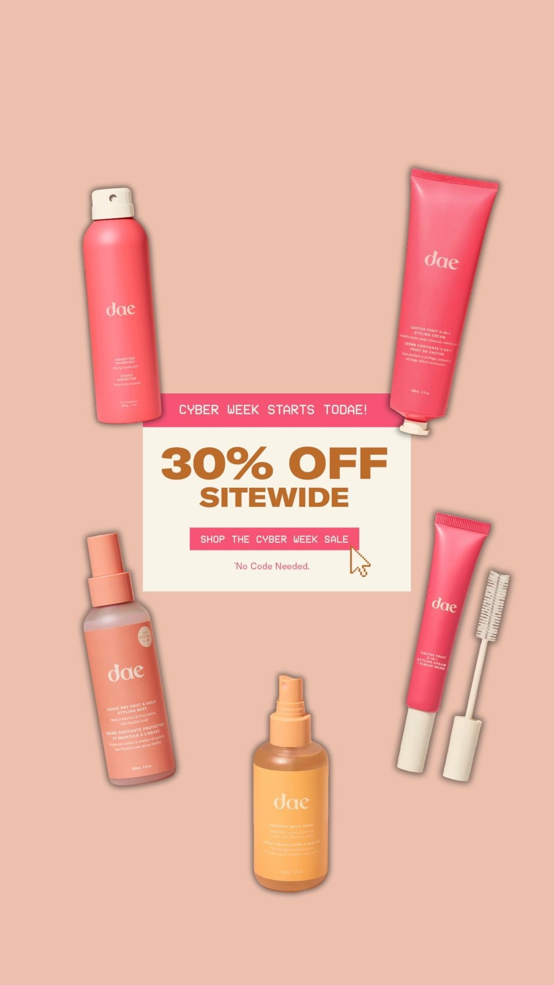 30% off site wide! 
DAE hair styling products best for slickbacks! 

#LTKGiftGuide #LTKCyberWeek #LTKSeasonal