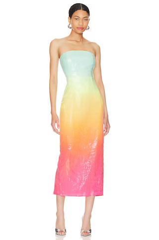 Runaway The Label Malibu Midi Dress in Multi from Revolve.com | Revolve Clothing (Global)
