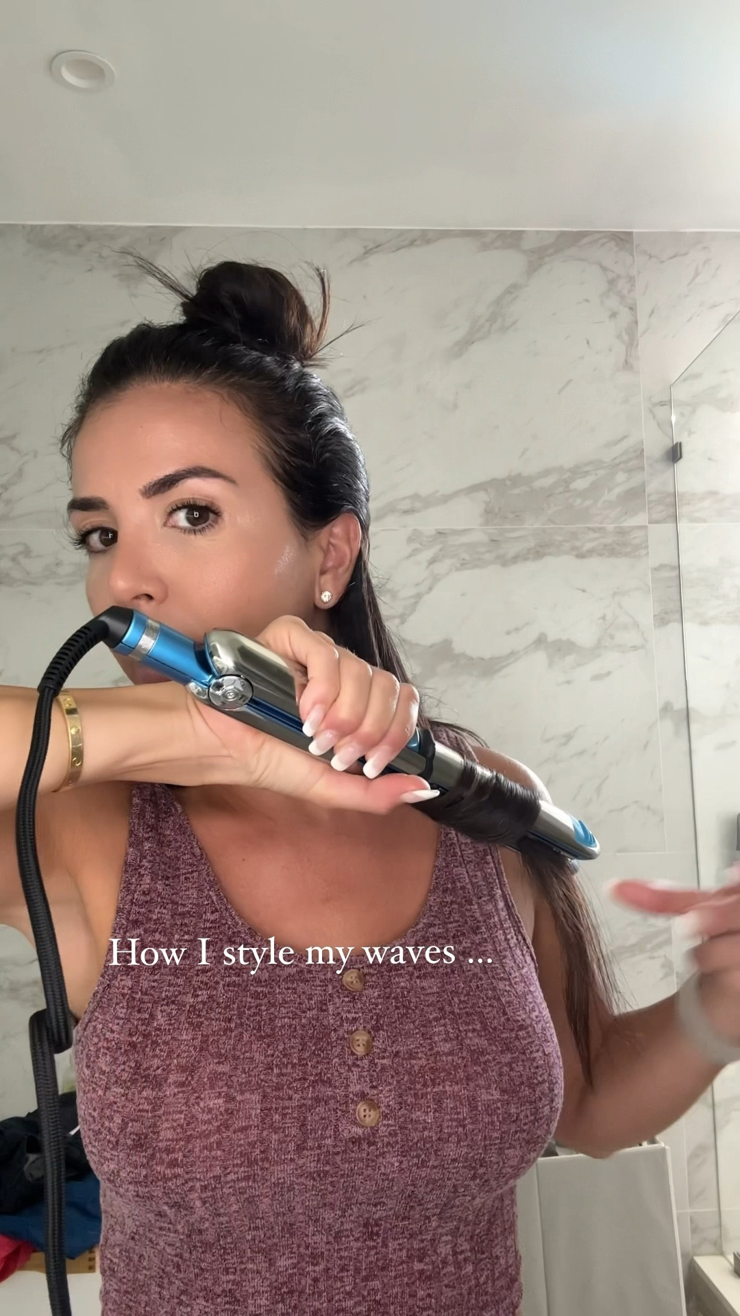 Hey ladies! This is one of my fave hair tools! Works as both a straightener and also a curling wand for flat iron waves due to the curved sides and extra plates! I have the bigger one that is 1 1/4 inch! You can also adjust the heat settings. 🤎

#LTKFind #LTKstyletip #LTKbeauty