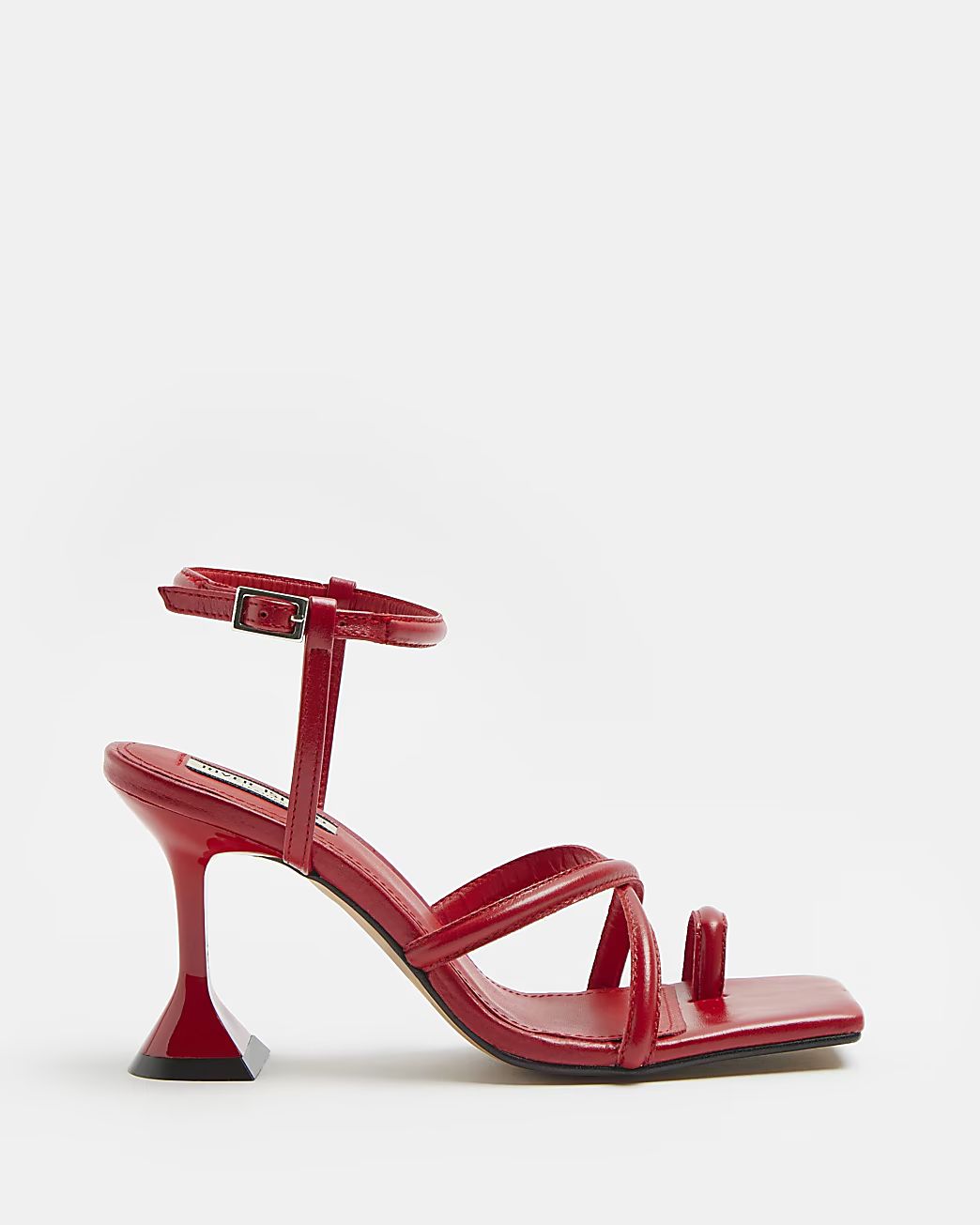 River Island Womens Red strappy heeled sandals | River Island (US)