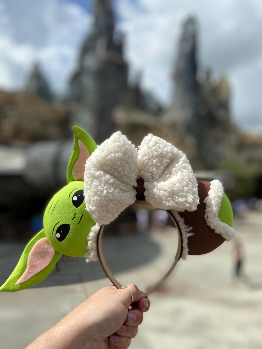 The Child Ears / Star Wars Inspired Ears / Baby Yoda Inspired Disney Ears / Star Wars Inspired Mi... | Etsy (US)