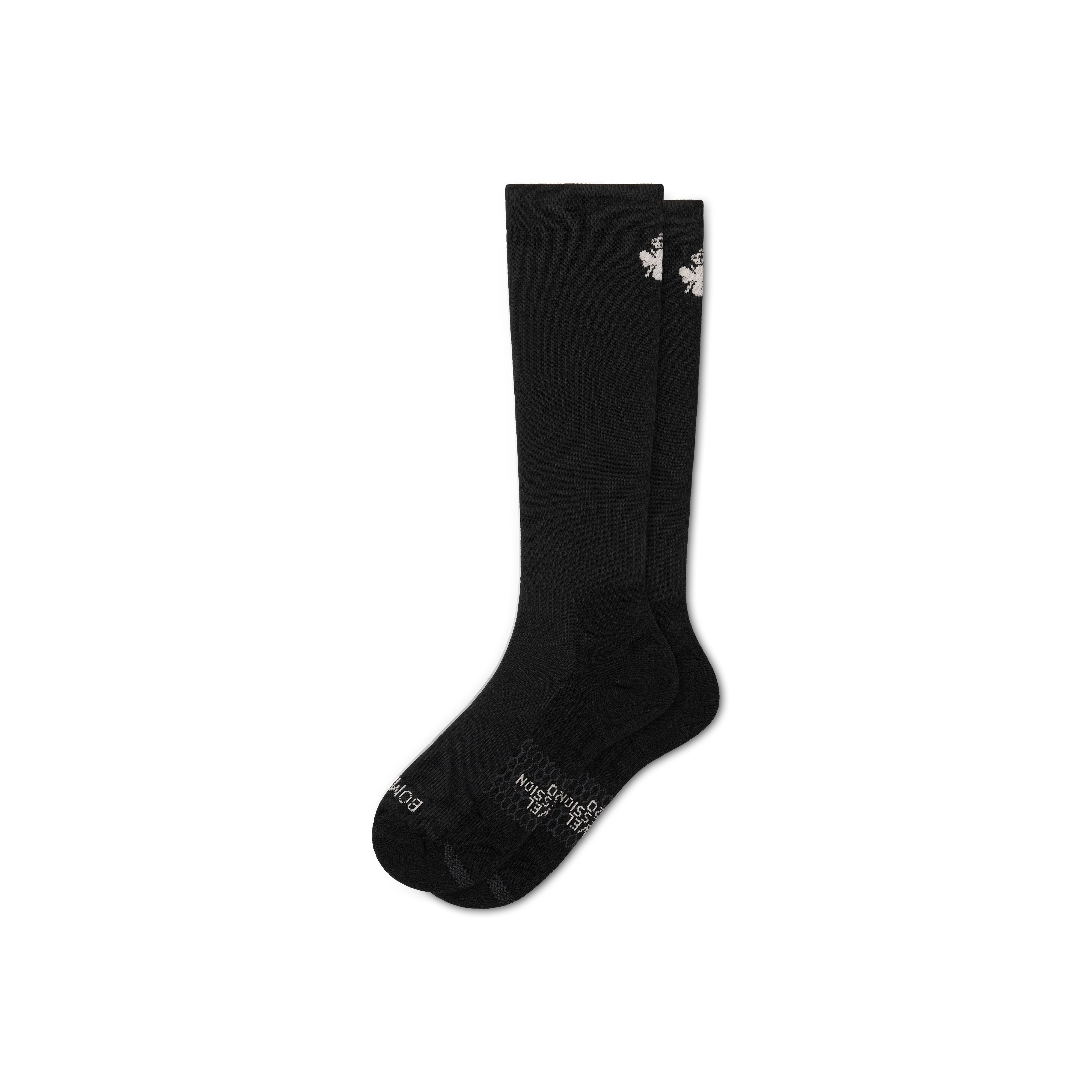 Bombas Women's Travel Compression Knee High Socks in Black