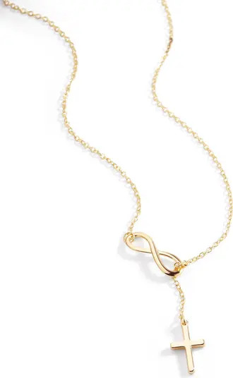 Infinity Cross Pendant Necklace | Nordstrom
