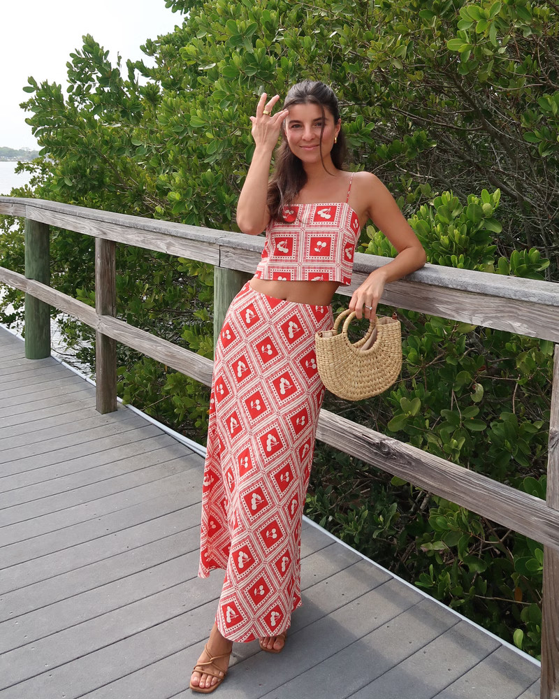 Cropped Linen-Blend Cami | Abercrombie & Fitch (US)