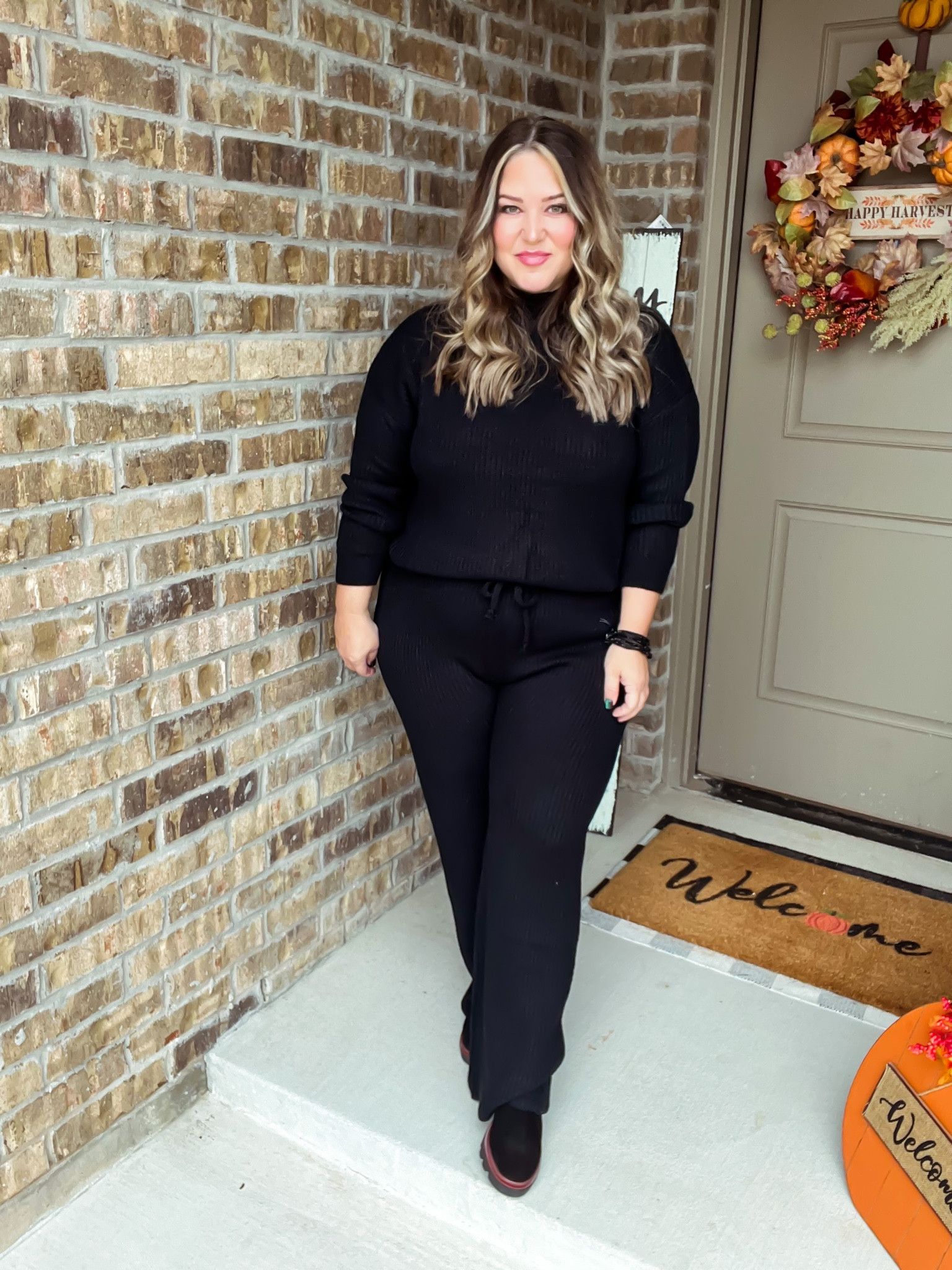 Sweater set size XL (could have probably done a large it’s super stretchy! 

#LTKHoliday #LTKSeasonal #LTKcurves