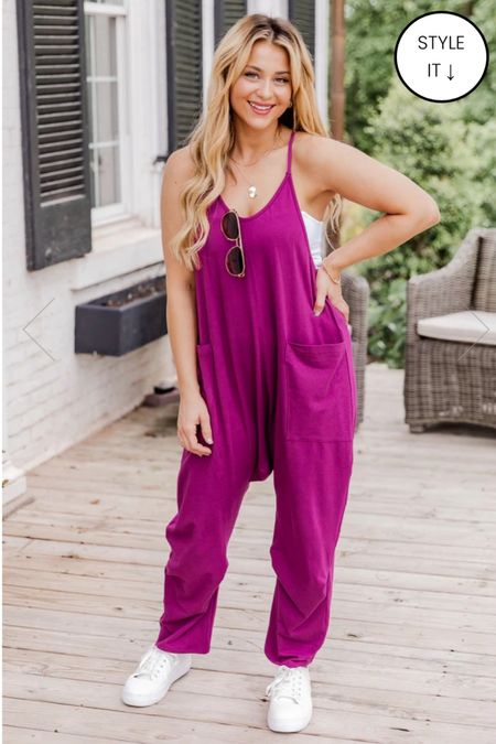 DAY IN THE LIFE MAGENTA JUMPSUIT
Spring break, vacation, tropical beach, vacation, summer vacation, vacation outfit 

#LTKActive #LTKfindsunder50 #LTKtravel