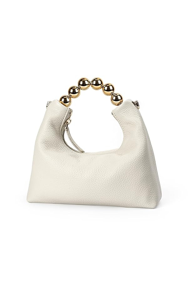 DORIS&JACKY Small Top Handle Clutch Bag for Women Designer Crossbody Purse With Pearl Tote Handle... | Amazon (US)