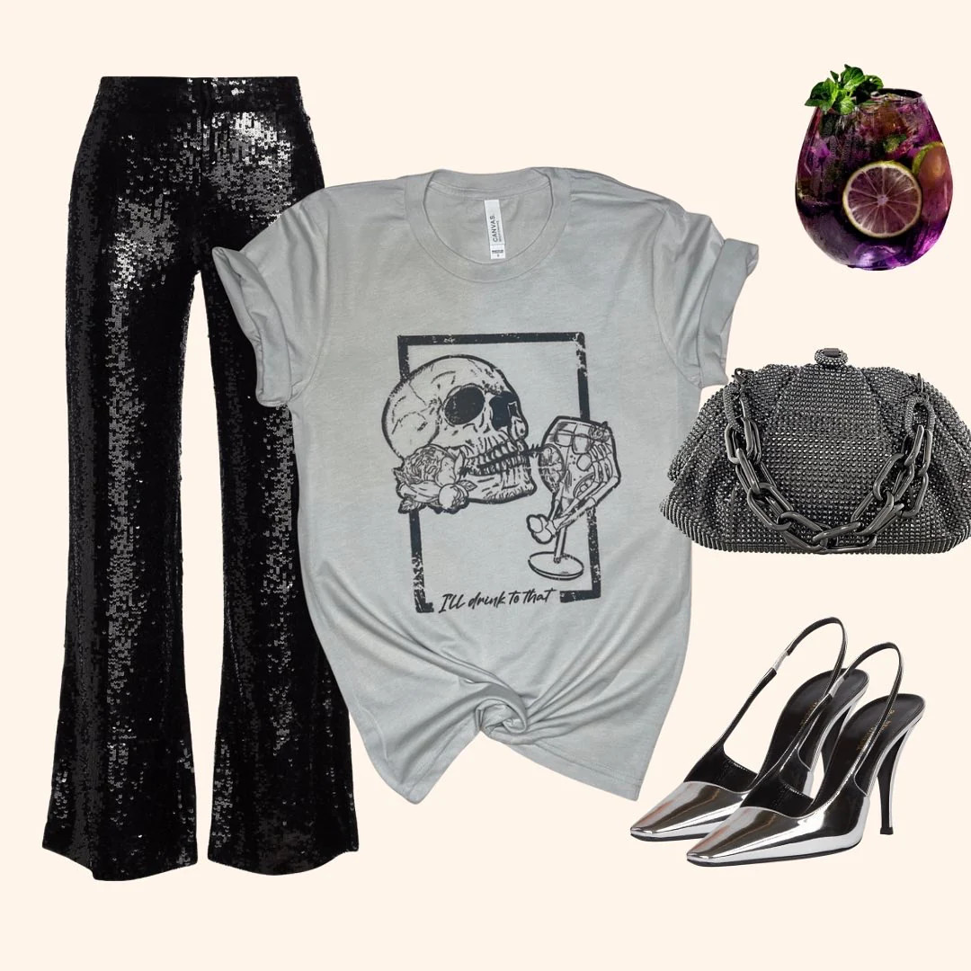 I’ll drink to that Graphic Tee Shirt ( Vintage Feel ) | Sassy Queen