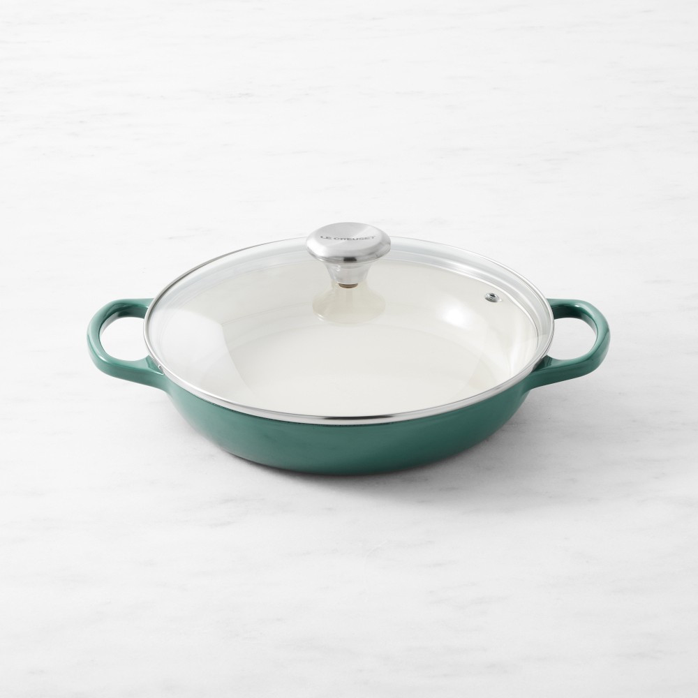 Le Creuset Signature Enameled Cast Iron Braiser with Glass Lid, 2 1/4-Qt. | Williams-Sonoma