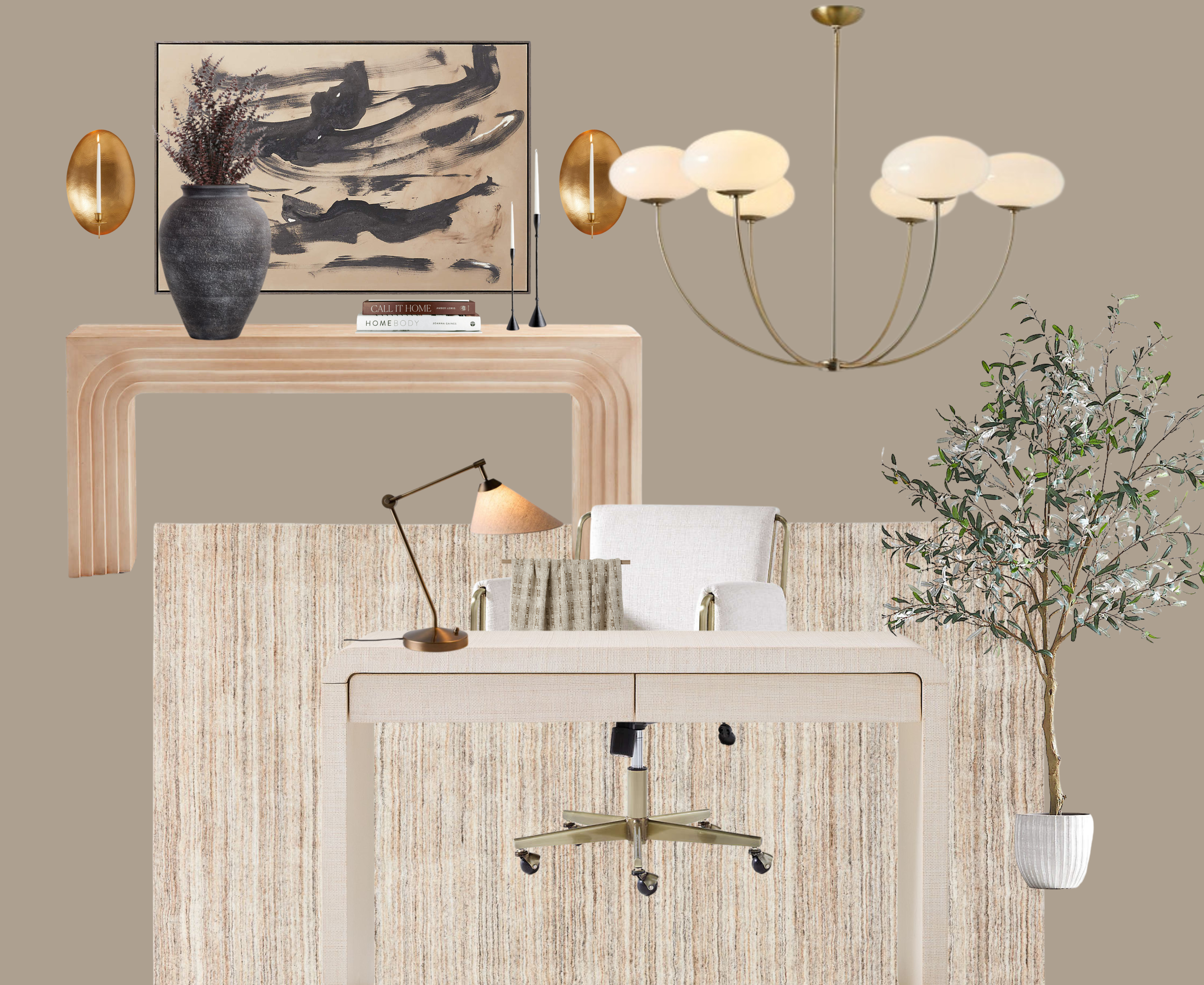 Check out the moody office vibe I curated with shoppable Crate & Barrel and West Elm products that you can click to purchase today! 

 #LTKHome