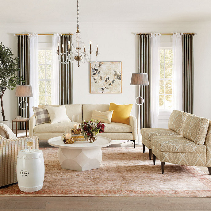 Dupioni Silk Drapery Panel - Spa | Ballard Designs | Ballard Designs, Inc.