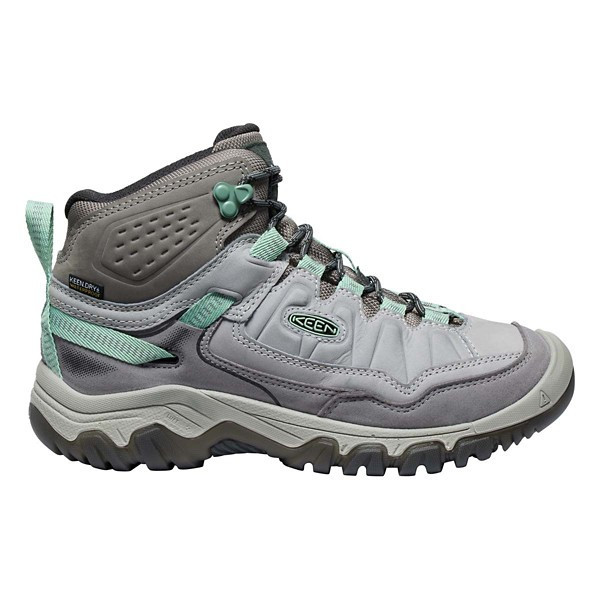 Women's KEEN Targhee IV Mid Waterproof Hiking Boots Outdoor 8.5 Alloy/Granite Green | Scheels