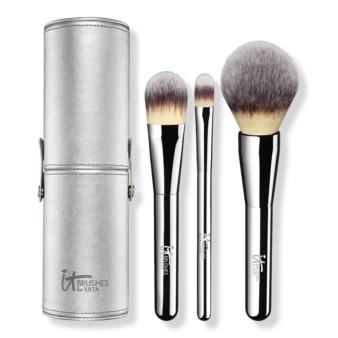 Complexion Perfection Essentials 3 Piece Deluxe Brush Set | Ulta