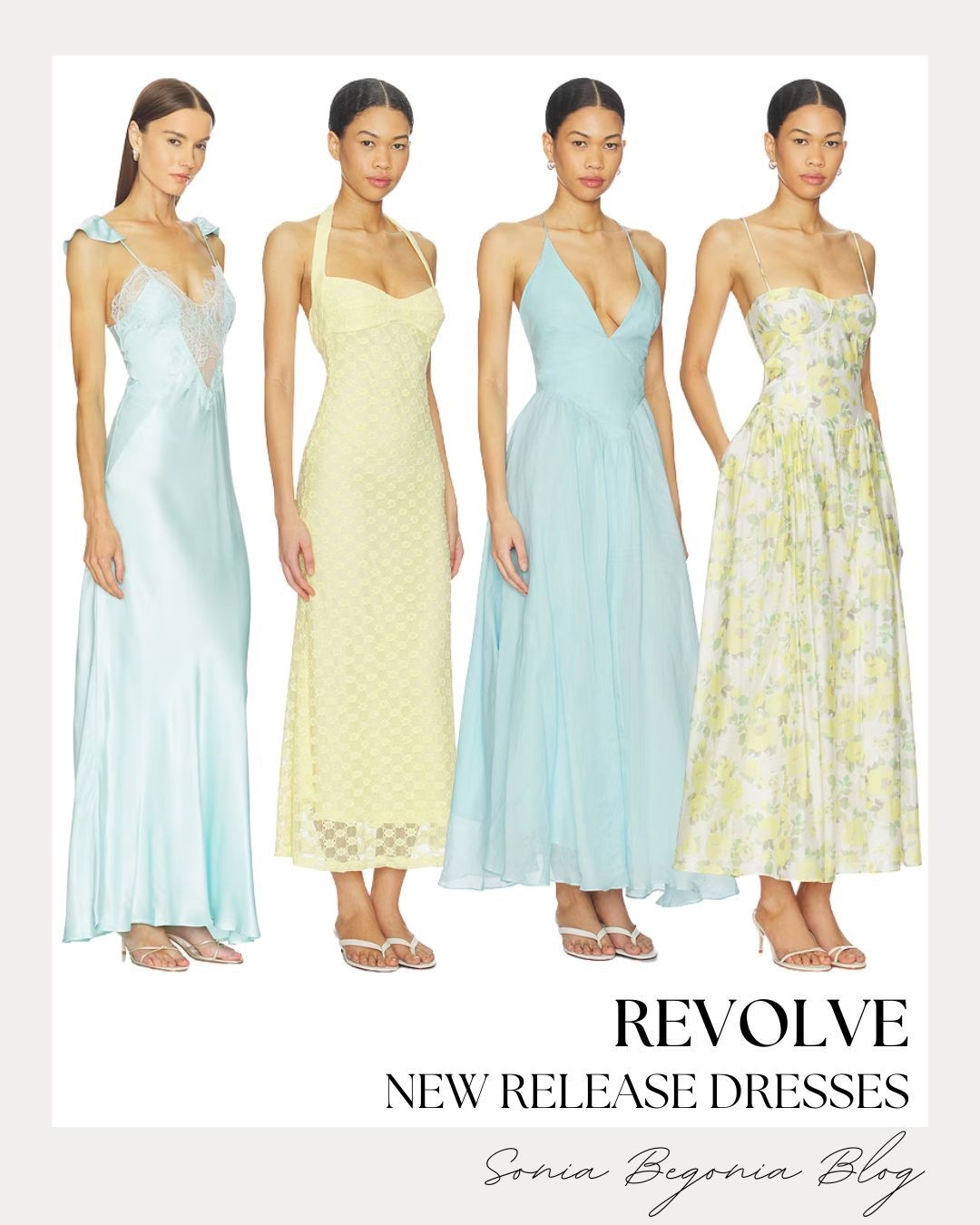 Pastel Perfection

There is something so refreshing about a new season of Revolve arrivals! This collection of buttery yellows and icy blues feels like a breath of fresh air. The lace detailing and delicate straps add such a romantic touch to these stunning silhouettes. 🧊☀️

I am particularly obsessed with the satin slip dress—the lace neckline is everything! Whether you prefer a structured halter or a flowy floral midi with pockets, these new releases are designed to make a statement while keeping you comfortable. 🌼✨

I find that these soft shades look incredible on everyone and are so easy to style for brunch or a weekend getaway. These are definitely the "it" dresses of the season that you’ll want to wear on repeat! 🥂✈️

#RevolveStyle #PastelAesthetic #SummerDresses #LaceDetails #StyleInspo

#LTKWedding #LTKSeasonal #LTKootd