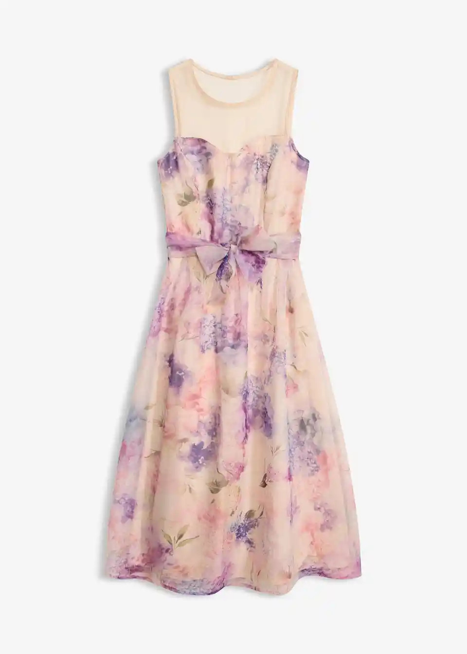 Midikleid aus zartem T\u00fcll | Bonprix DE
