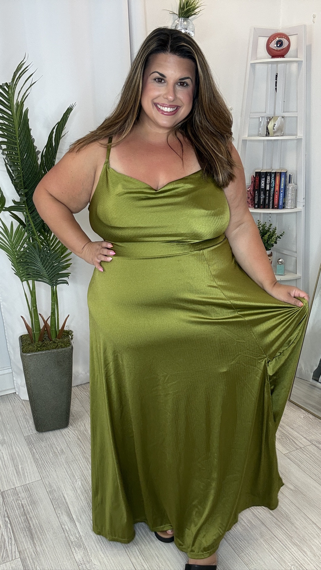 Disregard the image linked here - the dress is linked. 

The green may be sold out but there are other colors.

#LTKootd #LTKPlusSize