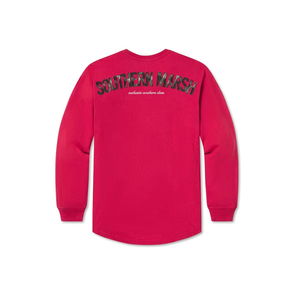 Southern Marsh Women’s Rebecca Jersey - Tartan T-Shirt – Long Sleeve Casual Graphic Tee | Amazon (US)