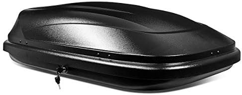 Waterproof Vehicle Roof Top Mount Travel Storage Box Rooftop Luggage Cargo Carrier w/Lock + Keys ... | Amazon (US)