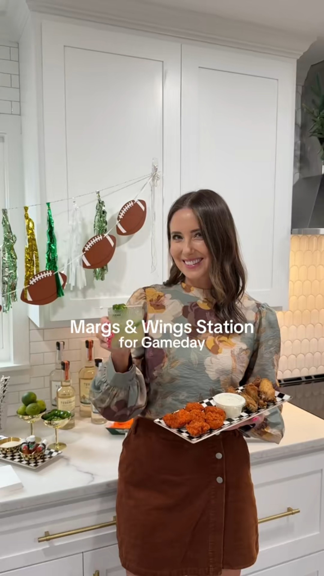 Margs & Wings Station for Gameday! Save for your next party! 

Hosting tip, Gameday, party planning 

#LTKHome #LTKFindsUnder50 #LTKfoodie